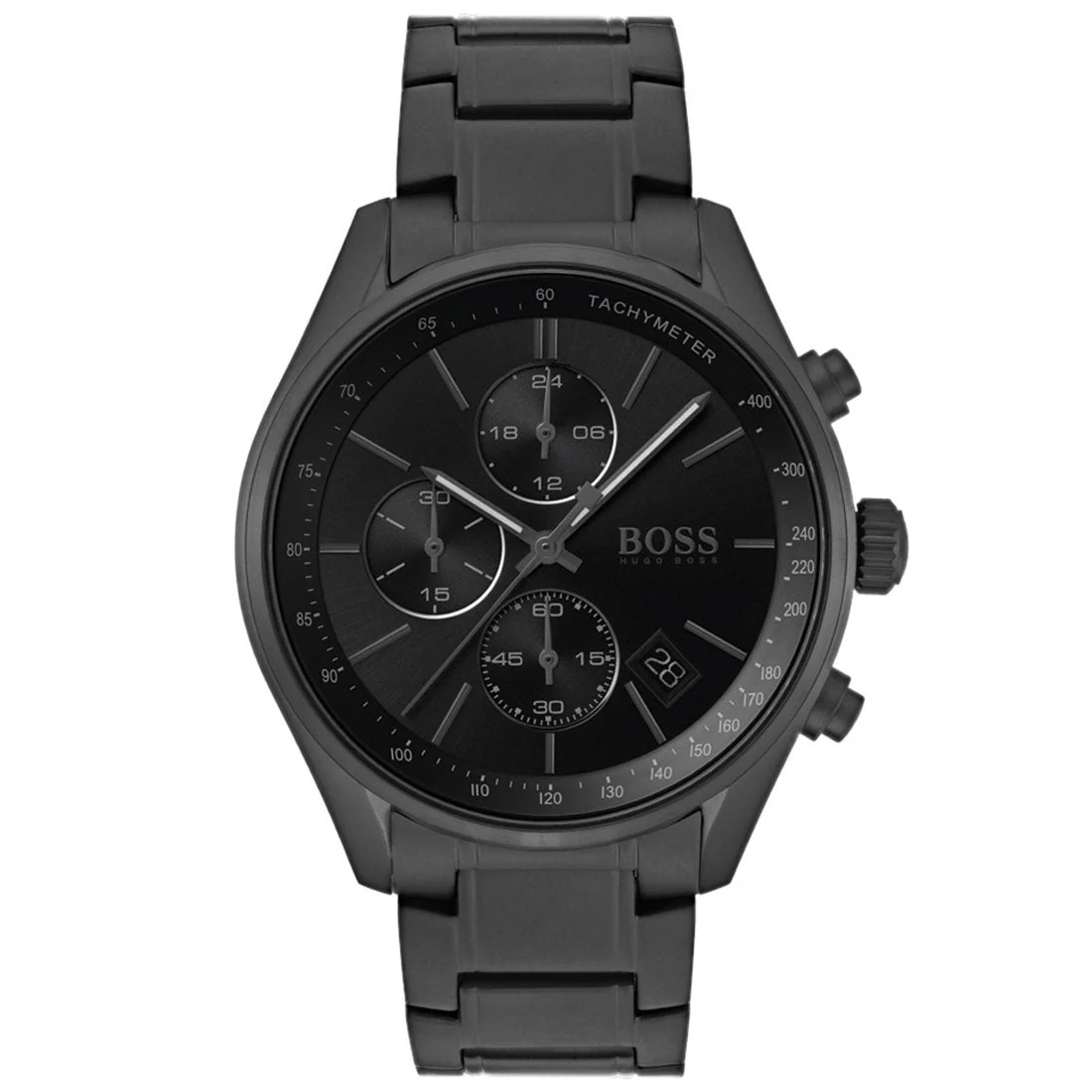 Hugo Boss vyriškas "Grand Prix" juodas laikrodis HB1513676